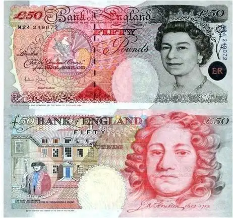 英磅上面是谁的头像英磅与美磅