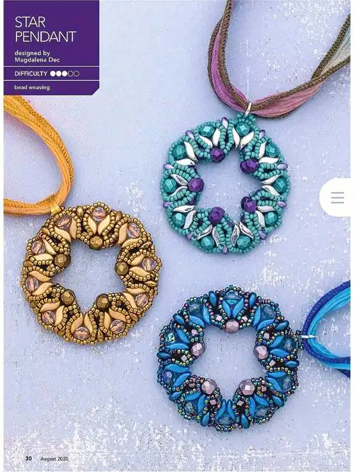 08》期#我的手工日常  #串珠项链  #串珠图解 #串珠教程 #吊坠  #手工