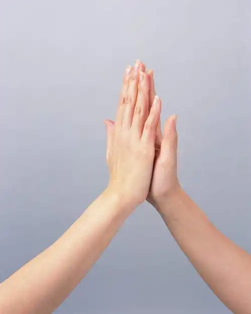 手部,自信,摄影,影棚,单手,友情,年轻女性,女人,女性,亚洲人,拍手