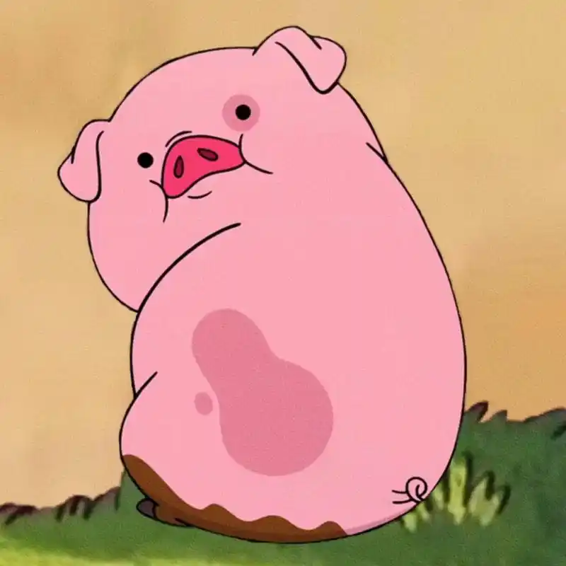 "自己的猪猪当然要养得白白胖胖的哇"#猪猪头像 #猪猪情头  - 抖音