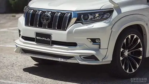 丰田普拉多霸道改装wald宽体套件前唇后唇宽体轮眉碳纤维尾翼轮毂