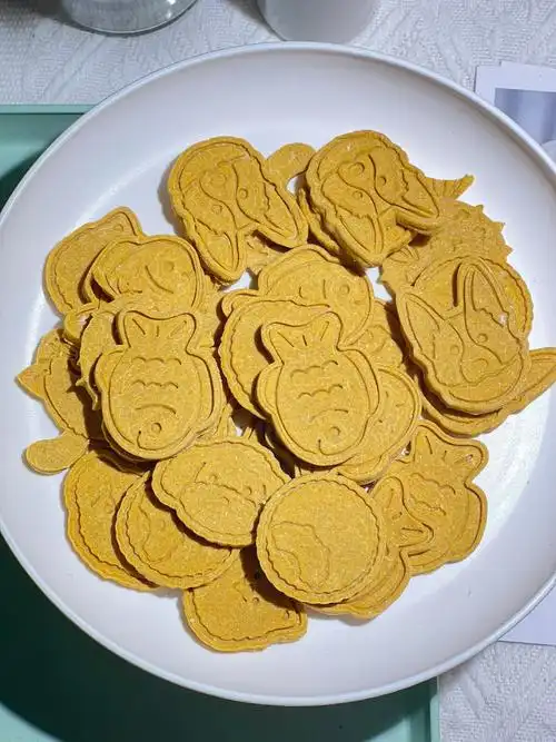 手工自制零食南瓜奶酪饼干