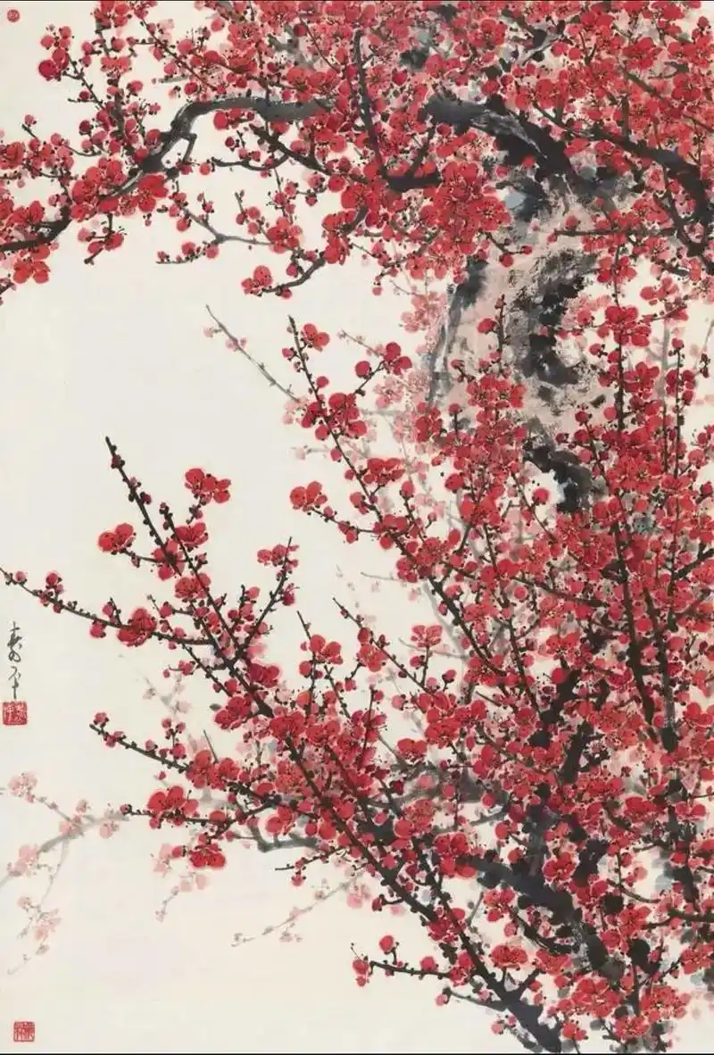 著名书画家董寿平作品欣赏 董寿平(1904--1997)原名 - 抖音