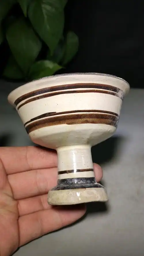 磁州窑高脚杯