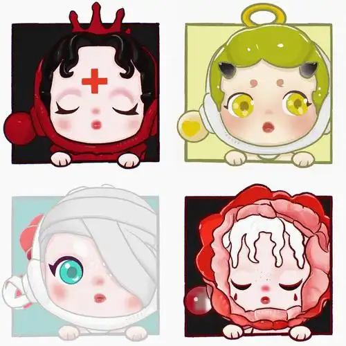 sp密林古堡泡泡玛特头像分享