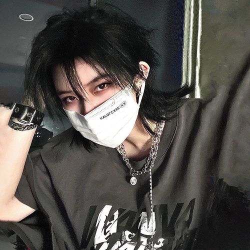 狼尾短发头套自然发自锁骨中性头短武士酷帅日常整顶假发