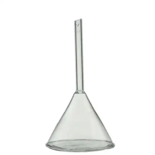 玻璃漏斗 75mm 三角漏斗 化学仪器 玻璃仪器 耗材