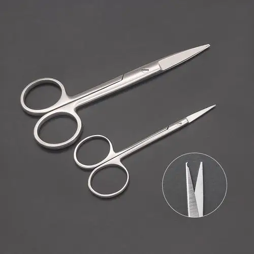不锈钢手术剪双眼皮剪刀整形器械14cm组织剪解剖剪拆线绷带纱布剪