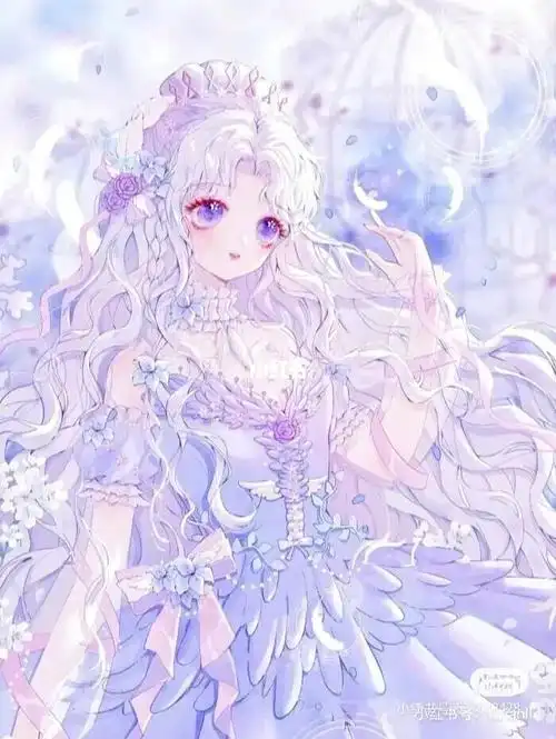 紫色梦幻公主超好看超可爱的