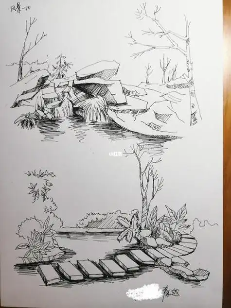 钢笔速写风景入门 钢笔速写风景入门简单