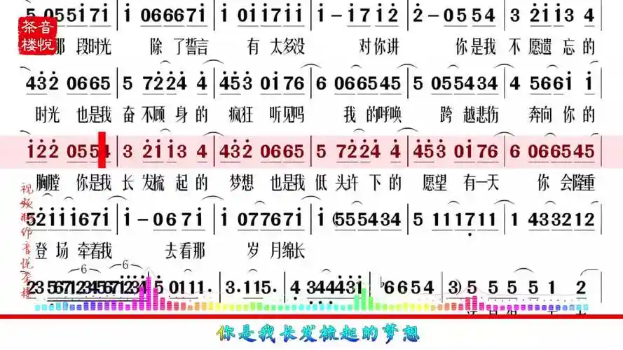 徐佳莹《不舍》视听简谱,《斗罗大陆》片尾曲,不舍是因爱的太深-音乐
