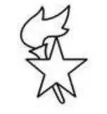 少先队徽章简笔画