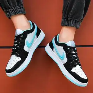 耐克aj正版官男鞋空军一号低帮学生运动板鞋男士鞋子薄荷绿网红