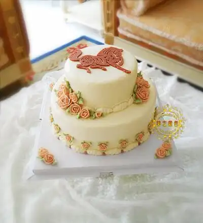 马到功成奶油蛋糕~特为以为成功人士而设计