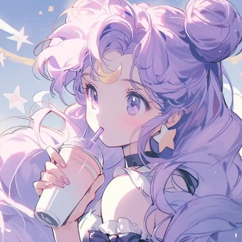 女生动漫头像系列36|紫色系美战纯享版 之前蓝色系美战私信里,有好多