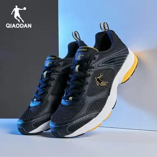 春夏季运动鞋中学生黑金休闲网鞋男款乔丹男鞋男士网面透气跑步鞋