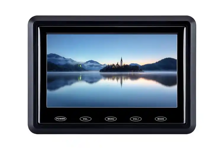 7寸数字屏车载带头枕框av显示器