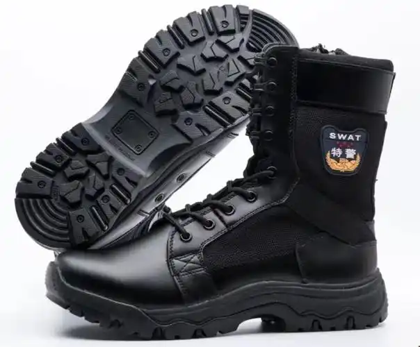 供应特警战训靴 配发特警战训靴 防穿刺特警训练战训靴-作战及训练