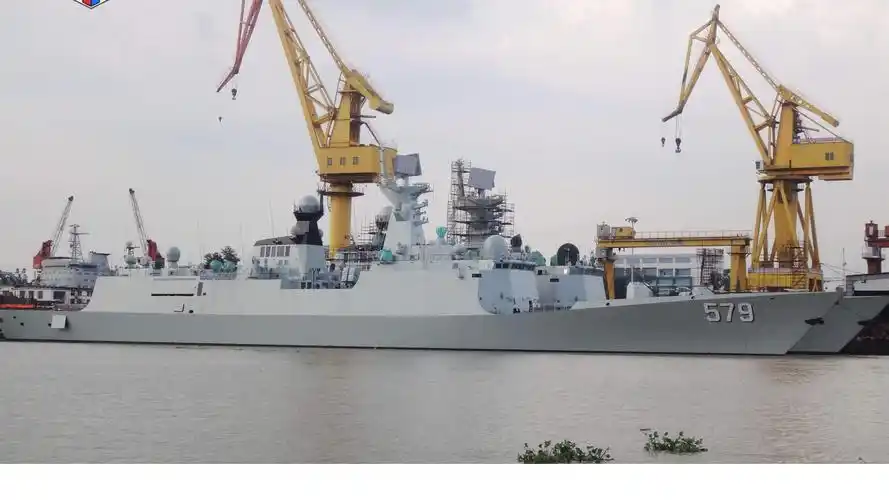 p>邯郸号护卫舰(舷号:579,简称:邯郸舰),是中国海军隶下的一艘 a