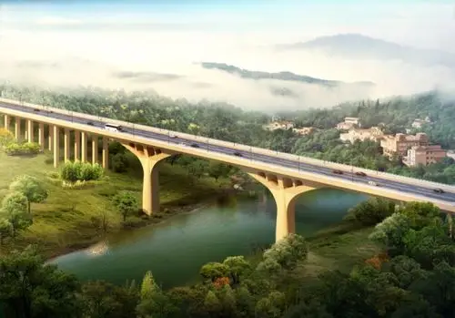 [分享]新龙湾大桥拱梁组合体系桥型方案设计