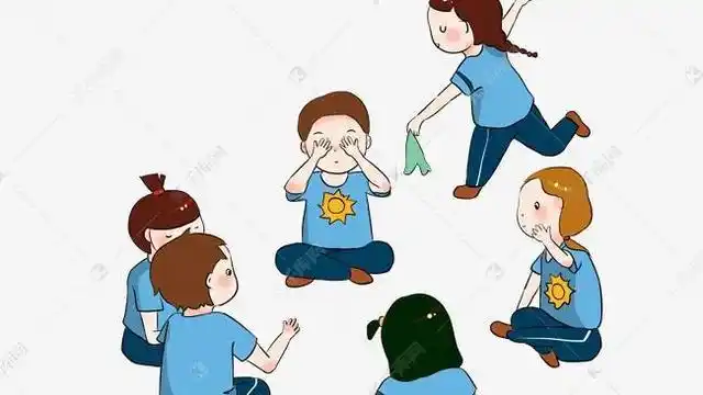 关于丢手绢游戏的作文30字