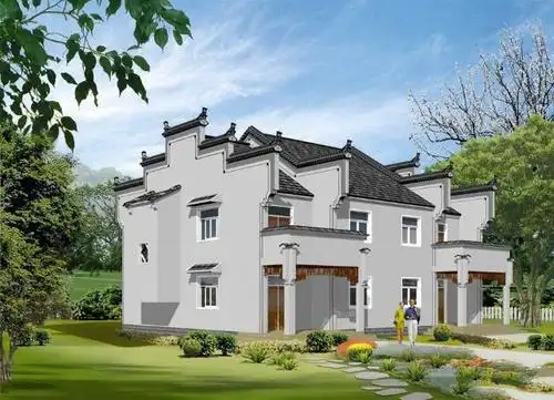 别墅设计-乡村房子设计图-农村自建房设计图-轩鼎房屋图纸网