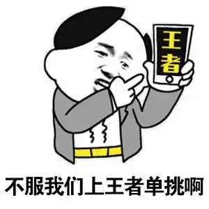 王者不服我们上王者单挑啊_王者_单挑_不服_我们表情