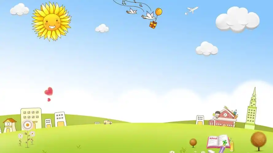 幼儿园爱心可爱ppt背景图片大全免费下载-ppt家园