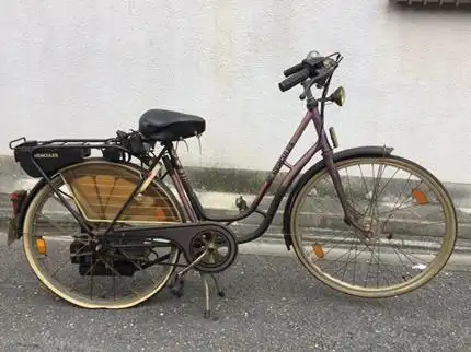 ガレージ整理売切り☆ hercules 自転车バイク レトロ マニア 骨董品