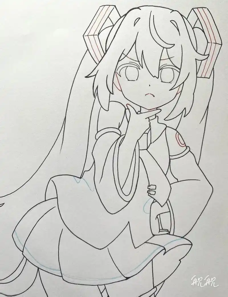 miku 教程来啦96.可爱可爱#miku #初音未来 #马 - 抖音