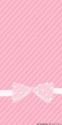 粉色少女心清新手机锁屏_萌系少女专属壁纸