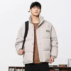 jeanswest真维斯冬装男款棉衣男棉服男翻领男士棉服青少年舒适保暖