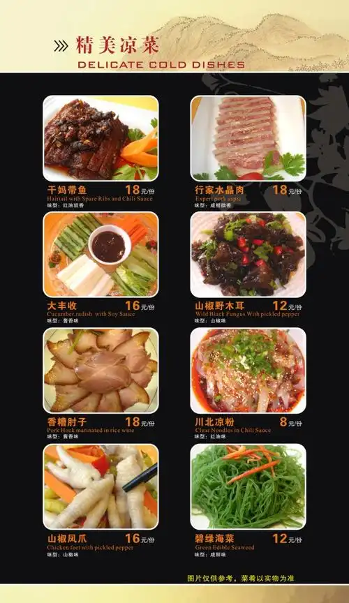 13菜谱册川菜馆 川菜菜谱 餐馆菜单 酒店菜谱