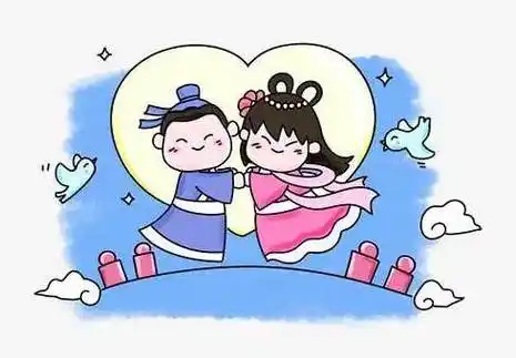 牛郎织女简笔画 牛郎织女简笔画连环画