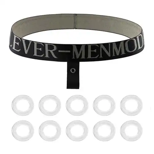 clever-menmode男士性感可拆卸提型吊环内裤柔软硅胶环一字裤组合