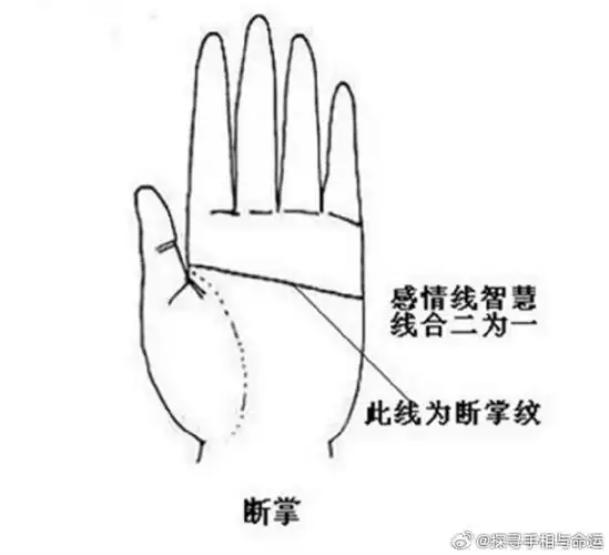 手相中有三种断掌,哪种断掌最好