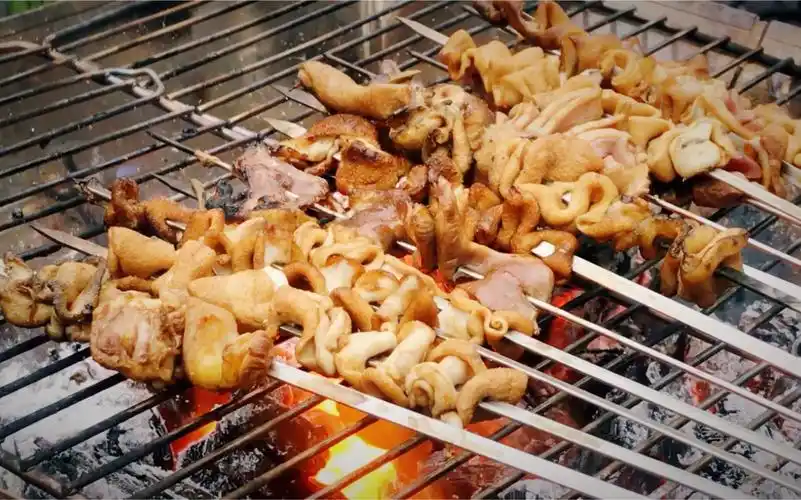 烤串#第13届火枫云户外美食节#@火枫fire-maple