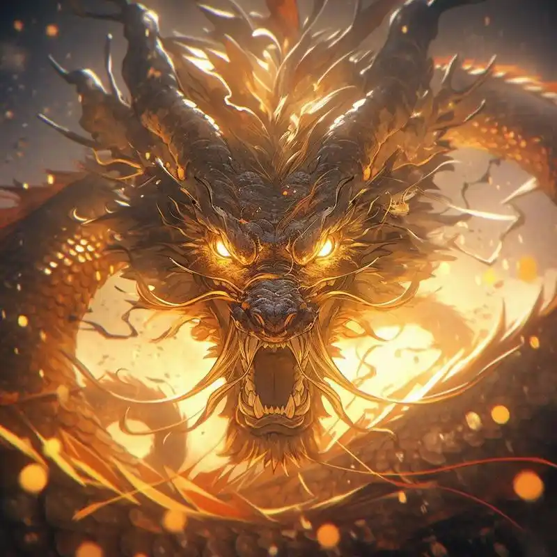 中国金龙 - 又作五爪金龙,拥有高贵无比的气势,相传五爪金龙本是一条