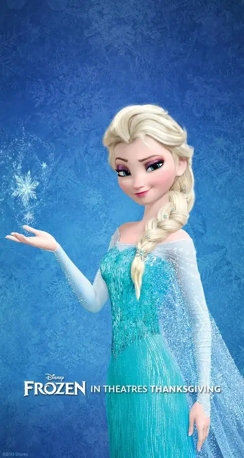 p>艾莎,迪士尼3d电影动画片《冰雪奇缘》中女主角,安娜的姐姐,阿伦