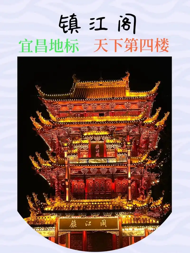 镇江阁|宜昌地标,被誉为"天下第四楼"位于西陵峡口大江,二江 - 抖音