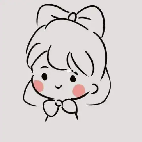 可爱女生简笔画