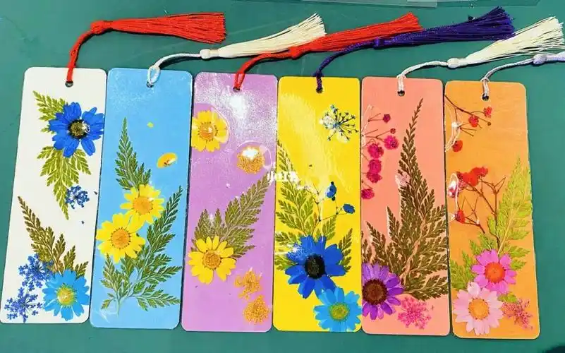 干花书签diy