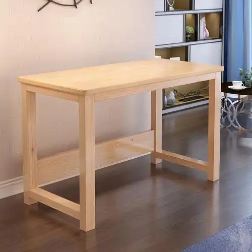 特价包邮简约实木电脑桌松木书桌家用台式桌简易书桌写字台办公桌