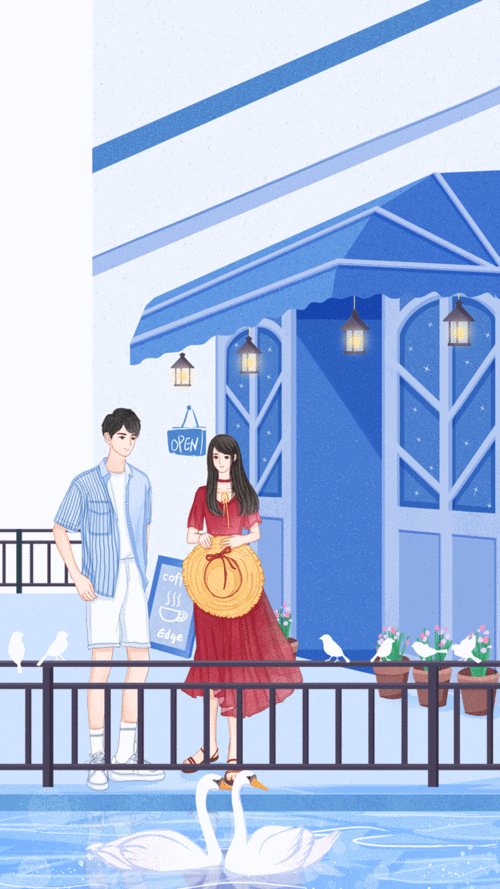 蓝色系列合辑《蓝色天气》动态图 棱-edge