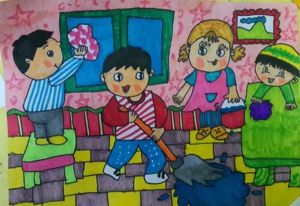 上级部门来学校检查,学校要大扫除,校园需要干净,更需要宁静