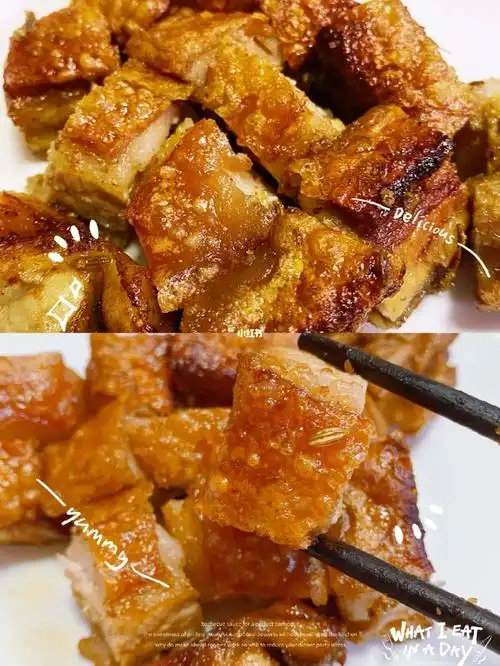 强烈推荐脆皮五花肉有烤箱就能成功