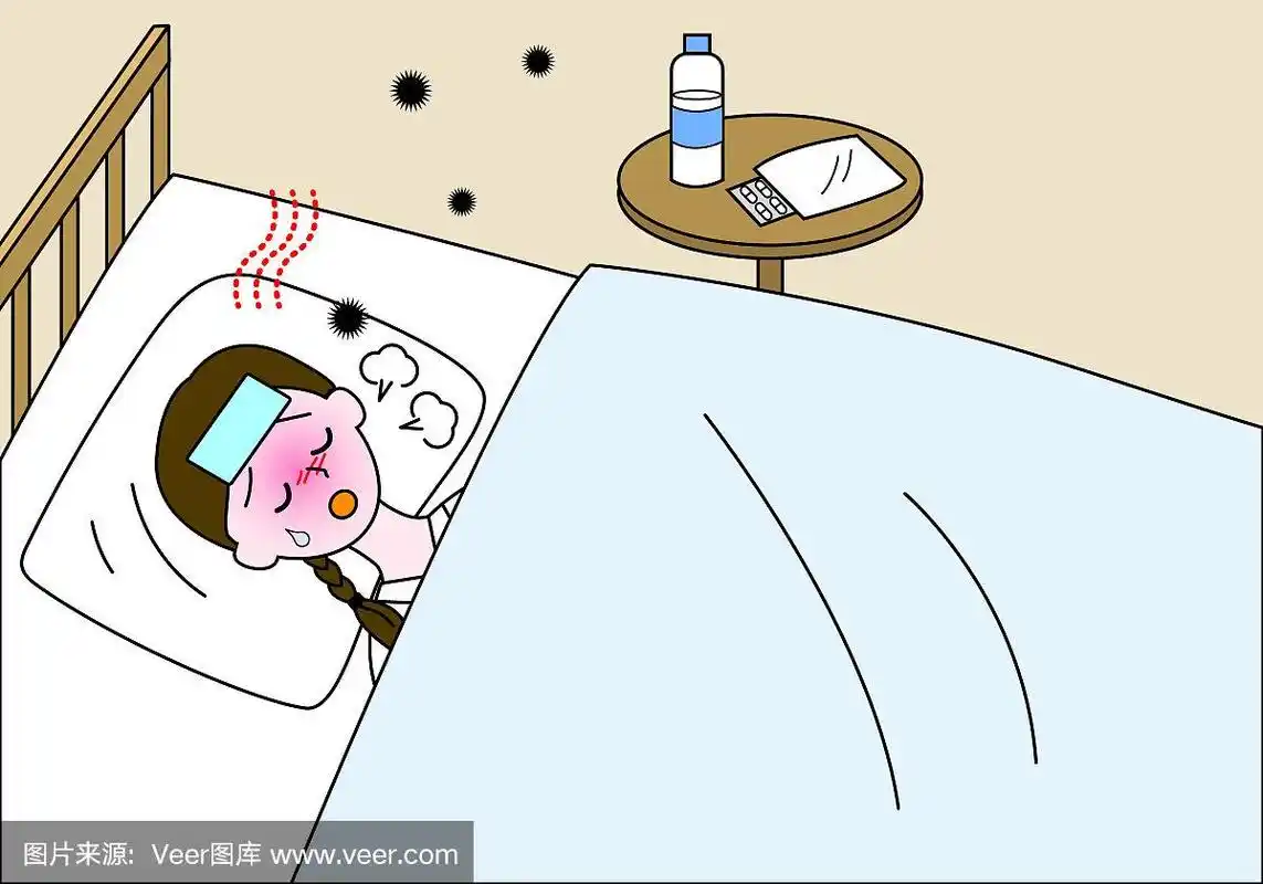 卧病在床的女人