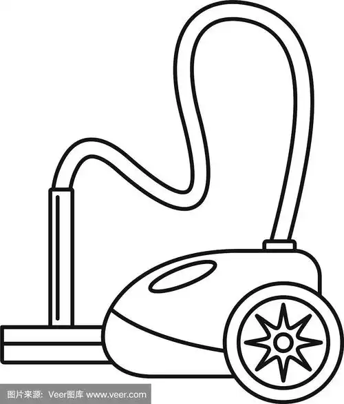 吸尘器简笔画图片大全 吸尘器简笔画图片大全可爱