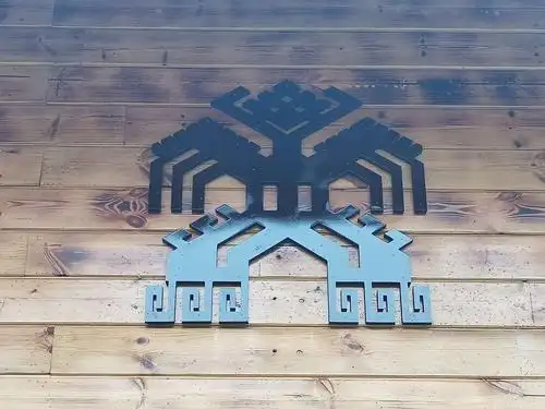 以上两幅图片为海南黎族的图腾