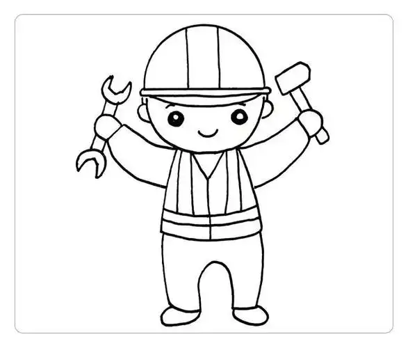 劳动节的简笔画怎么画,关于劳动节的简笔画有什么(教你画简单漂亮的